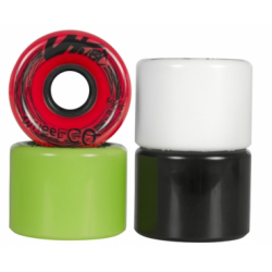 UTUBA LONGBOARD WHEELS Susis 60x45mm/78a 4 Color-Mix, 4-Pack