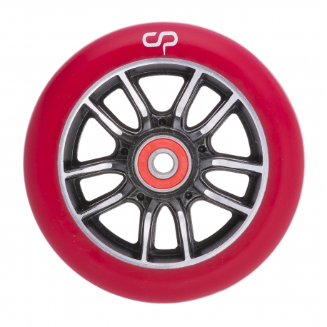 Crisp F1 Forged Wheel Black Silver /Red PU 110mm